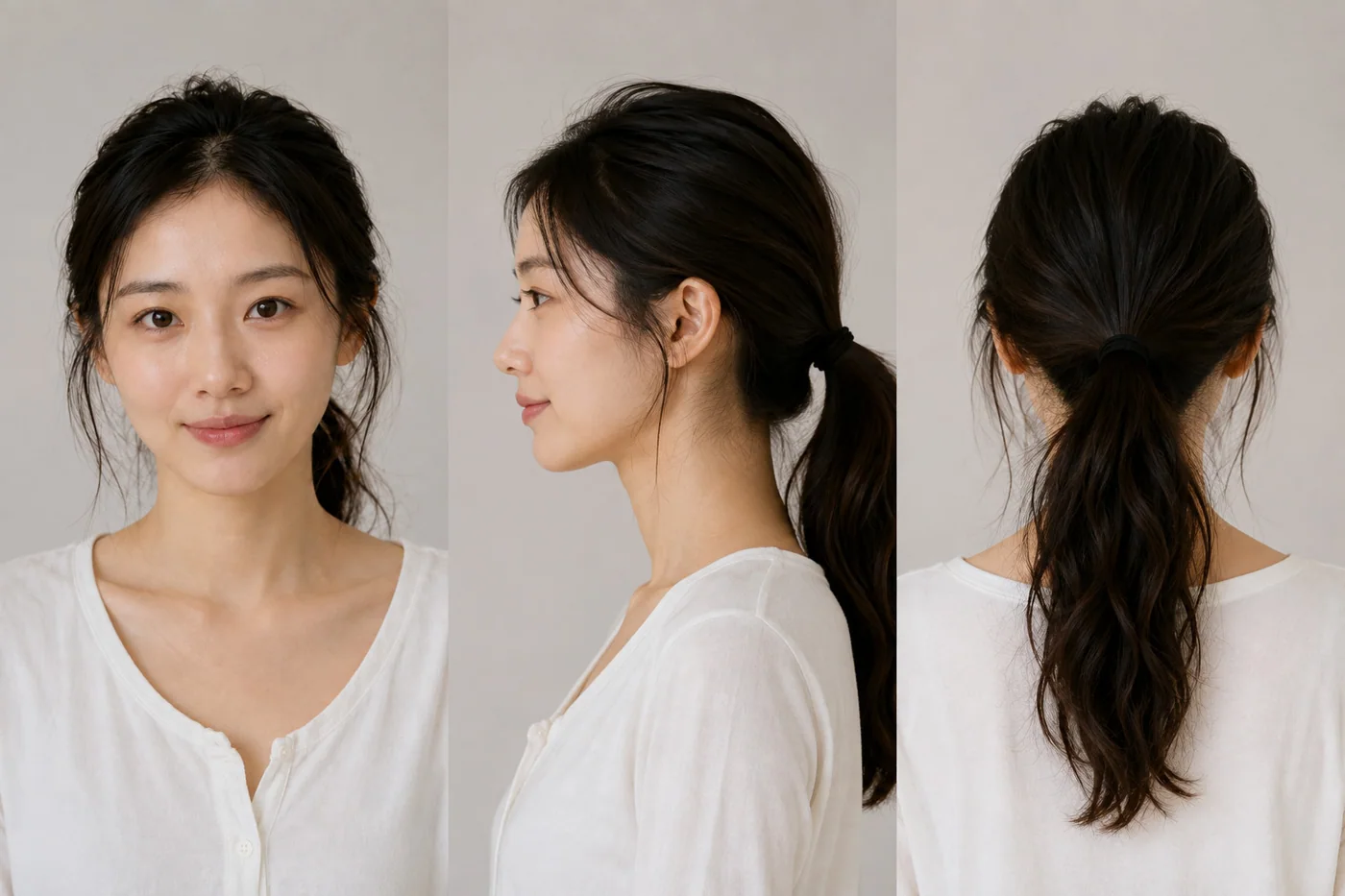 MOVO 广告女主角面部三视图