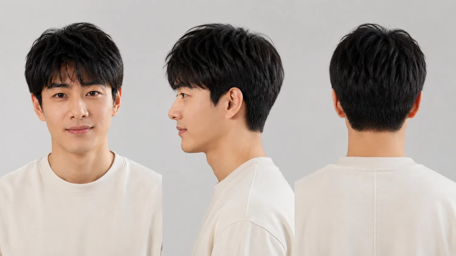 MOVO 广告男主角面部三视图