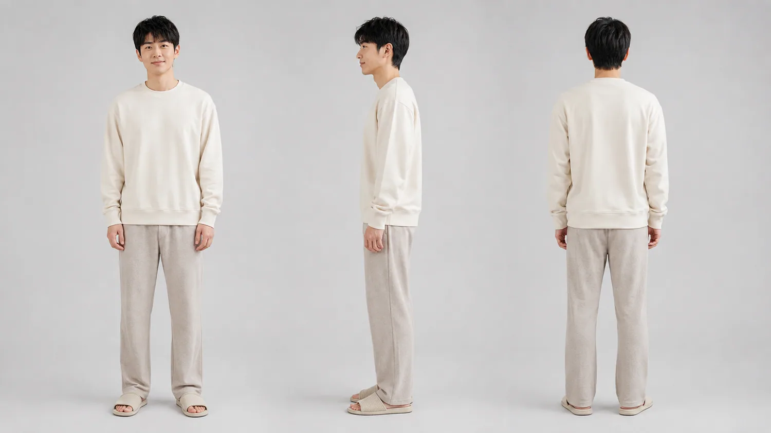 MOVO 广告男主角造型三视图
